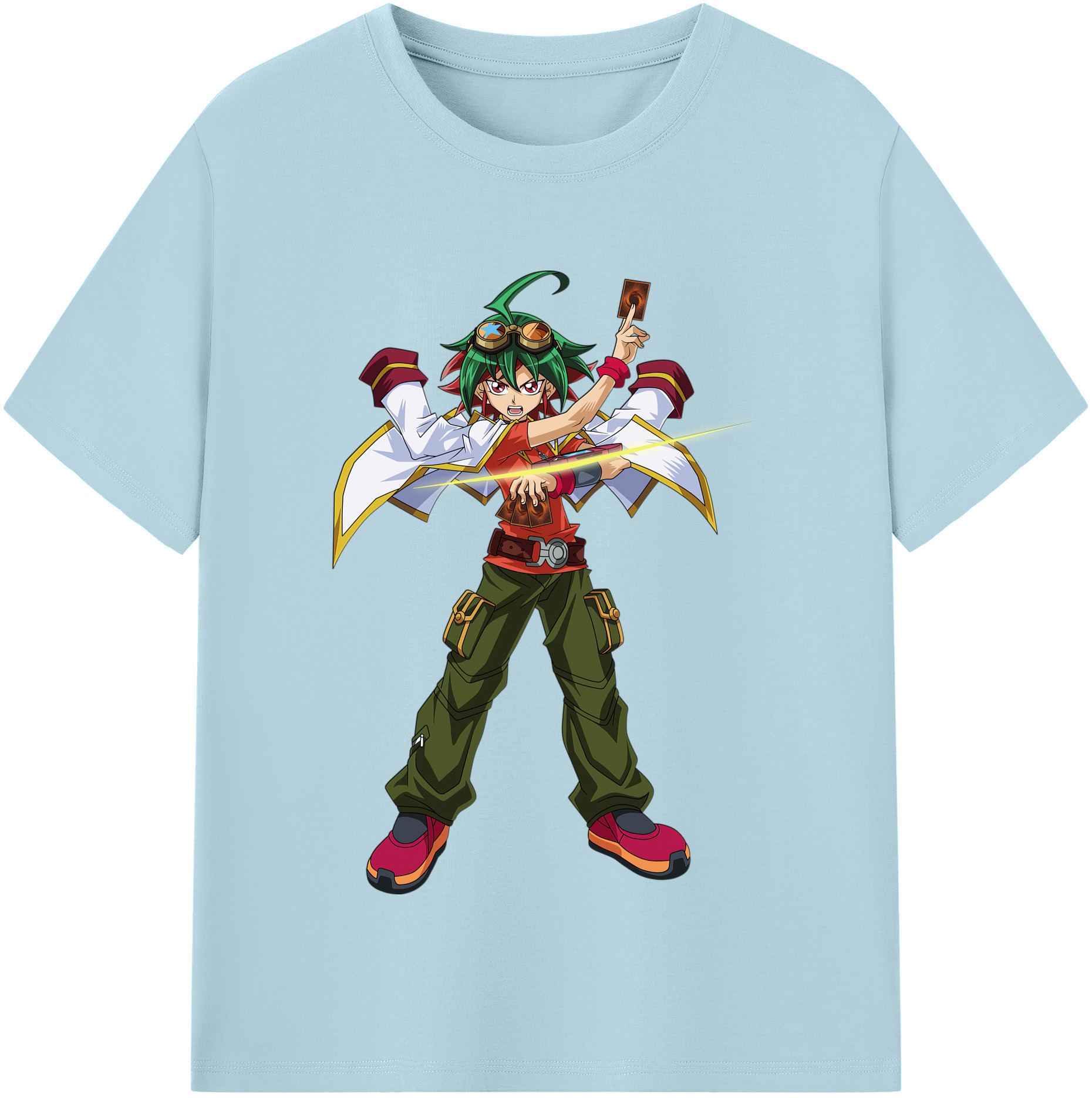 （画像用） 遊☆戯☆王 Yu-Gi-Oh! 綿100％半袖Tシャツ（フロントプリント）